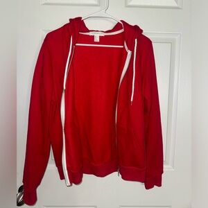 Forever 21 Vibrant Red Hoodie
